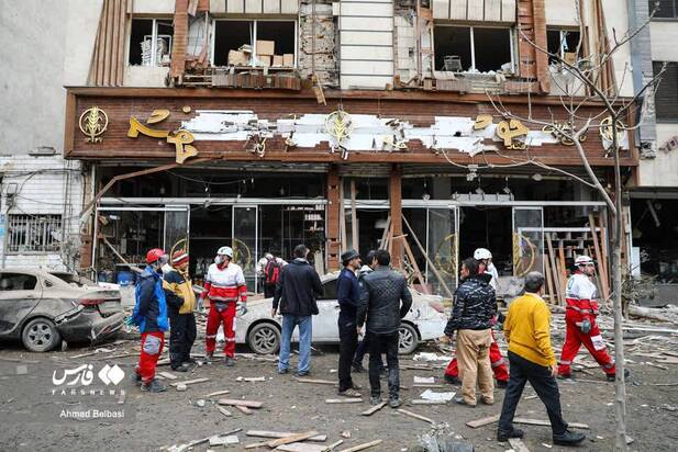  آثار حمله امروز دشمن به شرق تهران