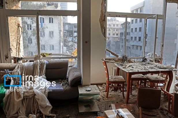تصاویر خانه های تخریب شده در جنگ