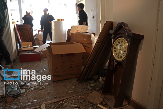 تصاویر خانه های تخریب شده در جنگ