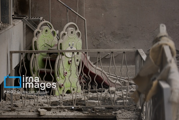 تصاویر خانه های تخریب شده در جنگ