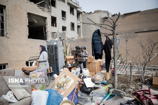 تصاویر خانه های تخریب شده در جنگ