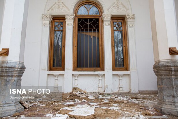 خسارات به کاخ سعدآباد