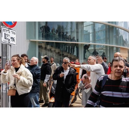 تصاویری از آثار تخریب گسترده در تل‌اویو