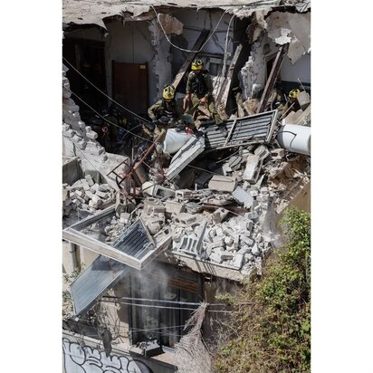 تصاویری از آثار تخریب گسترده در تل‌اویو