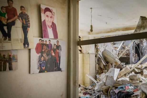 تصاویری از حمله آمریکا و اسرائیل به منازل مسکونی در شهرستان نظرآباد