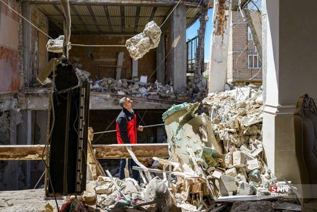 تصاویری از حمله آمریکا و اسرائیل به منازل مسکونی در شهرستان نظرآباد