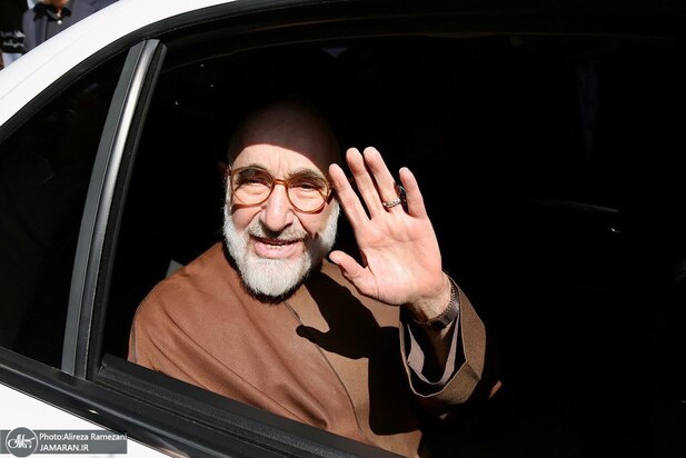 خاتمی، جنتی و مهدی هاشمی در مراسم ترحیم شهید «کمال خرازی»