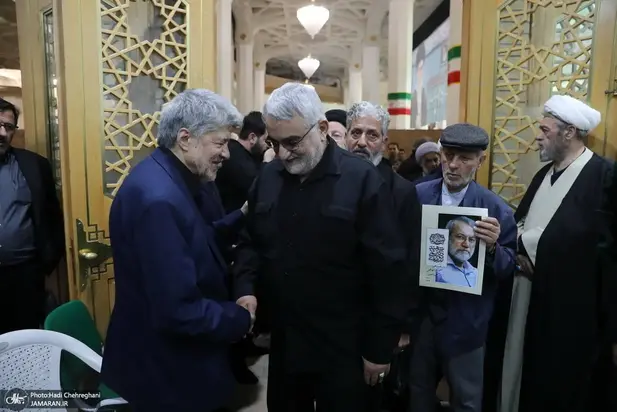 چهلم علی لاریجانی در قم