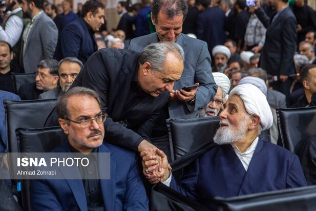 چهلم علی لاریجانی در قم
