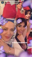 سلفی بهاره رهنما با دوستان +عکس