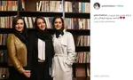 ترانه علیدوستی کنار گلاره عباسی در یک مراسم افتتاحیه +عکس