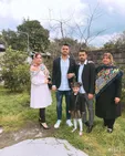 عکس خانوادگی فوتبالیست معروف
