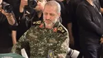 عکس| وداع سردار سید مجید موسوی با پیکر رهبر شهید انقلاب
