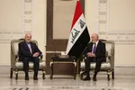 قالیباف با رئیس‌جمهور عراق دیدار کرد