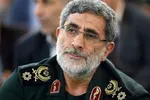 سردار قاآنی در مراسم چهلم رهبر شهید +عکس
