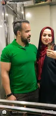 سلفی خبرنگار پُرحاشیه ۲۰:۳۰ با همسرش+عکس