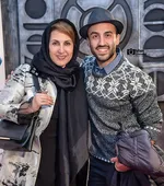 فاطمه گودرزی با پسرش در جشن منتقدان+عکس