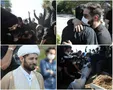 محبی، بدون ماسک در خاکسپاریِ روح‌الله رجایی
