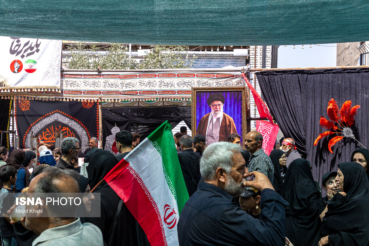 پیادهروی جاماندگان اربعین در تهران پیادهروی جاماندگان اربعین در تهران