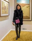 «الناز شاکردوست» در مسابقه «کی چکمه هاش بلندتره؟!» +عکس