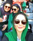 خا‌نم باز‌یگر در استادیوم آزادی + عکس