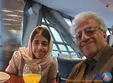 عکس سلفی علیرضا خمسه با دخترش