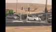 خارج کردن جنگنده‌ها از پایگاه هوایی نزدیک غزه بعد از حمله فلسطین