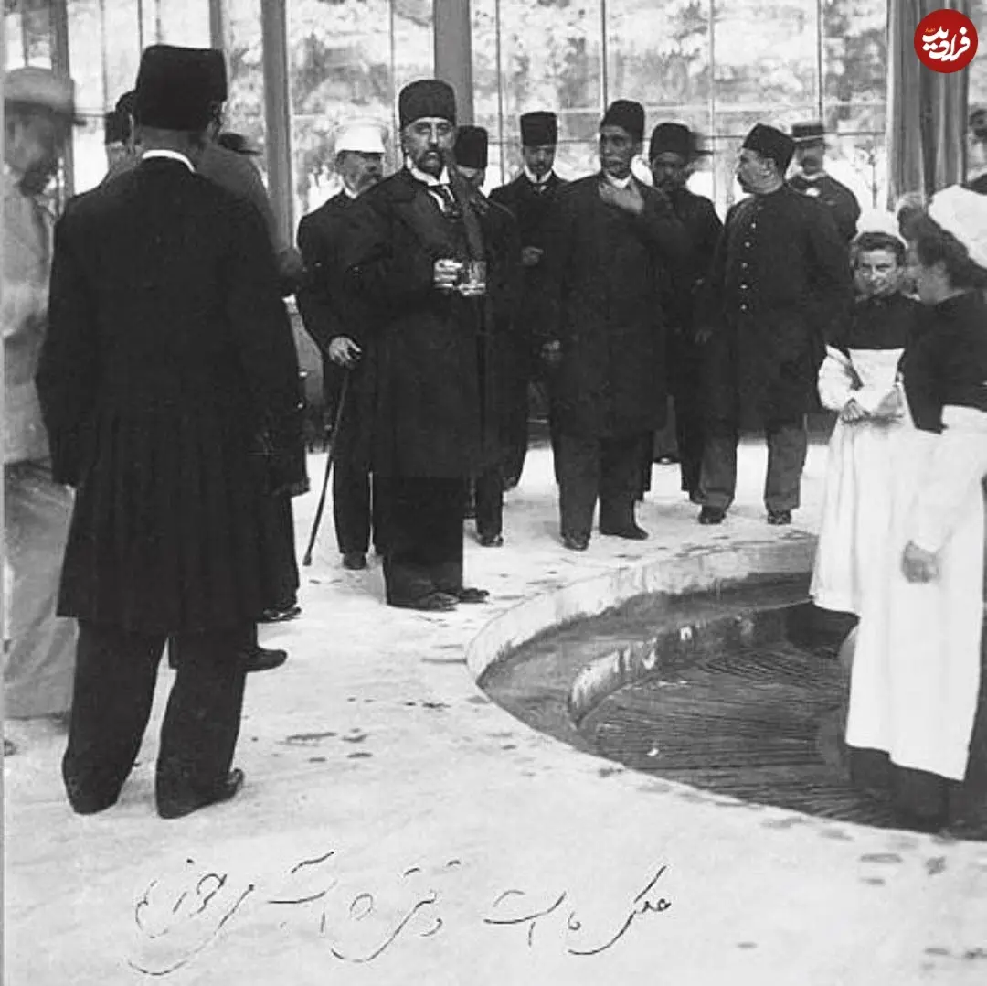 مظفرالدین شاه قاجار در سفر فرانسه