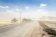طوفان نمک در جاده ارومیه به تبریز! +فیلم