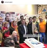 مهوش وقاری و همسرش در تولد «یوسف تیموری» +عکس