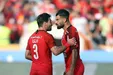 درگیری دو بازیکن در تمرین پرسپولیس