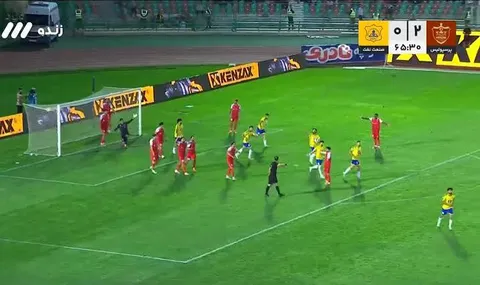 ببینید| گل اول صنعت نفت آبادان به پرسپولیس