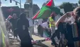 درگیری حامیان فلسطین و اسرائیل در واشنگتن!
