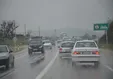 بارش باران در جاده‌های ۶ استان کشور