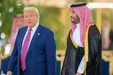 بنر تشکر سوری ها از محمد بن سلمان و ترامپ در دمشق +عکس