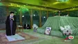 تصویری از حضور رهبر انقلاب بر مزار آیت‌الله هاشمی رفسنجانی + عکس