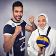 کیمیا علیزاده و همسر والیبالیستش+عکس