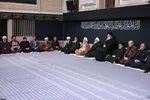 اولین شب مراسم عزاداری ایام فاطمیه با حضور رهبر انقلاب برگزار شد