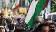 تصاویر حضور فرزند و برادر رهبر انقلاب در راهپیمایی قدس