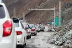  ترافیک نیمه‌سنگین در محورهای شمالی | انسداد موقت جاده چالوس و آزادراه تهران ـ شمال