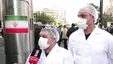 ویدئویی از حضور نمادین دانشمندان هسته‌ای در مراسم ۱۳ آبان