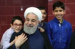دیدار رمضانی روحانی با مددجویان بهزیستی و کمیته امداد