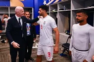 ببینید| حضور اینفانتینو در رختکن ایران و تمجید از عملکرد بازیکنان