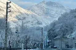 ببینید| توچال تهران برفی شد