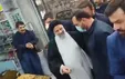 دیدار سرزده رئیسی با کسبه و بازاری‌های سنندج + فیلم