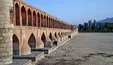 ببینید| لحظه گذر آب از سی و سه پل اصفهان 