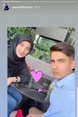 عروس سفیر و برادری که شبیه خودش است