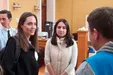 دیدار آنجلینا جولی با کودکان جنگ‌زده اوکراین +فیلم