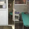 اتاق ایزوله یک بیمارستان و وجود یک گربه روی تخت +عکس