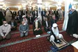 نمایندگان مجلس در حال خواندن نماز آیات! +عکس